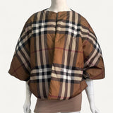 Colete Burberry Puffer Xadrez - Tam Único
