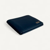 Carteira Brioni de Couro Azul Marinho