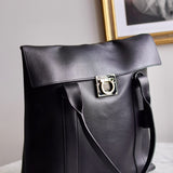 Bolsa Salvatore Ferragamo Sookie Tote Preta