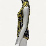 Body Versace Savage Barroco Black an Yellow