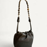 Bolsa Loewe Flamenco Mini em Couro Verde