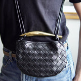 Bolsa Bottega Veneta Sardine Entrecciato Preta Pequena