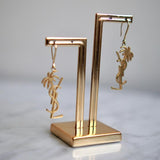 Brinco Saint Laurent Summer Gold PalmTree