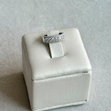 Piercing  em Ouro Branco 18K com  Diamantes