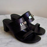 Sandália Hermès Ninon 50 Noir