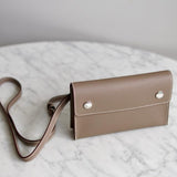 Carteira Hermès Snap Etoupe Epsom Com Ferragens Palladium