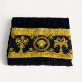 Toalha de Banho Versace Barroco Black
