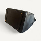 Bolsa Hermès Birkin HAC Togo Noir com Ferragens Gold