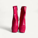 Bota Prada em Vinil Pink