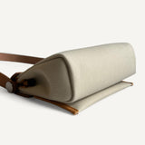 Bolsa Hermès Herbag Mini Toile Écru com Ferragens Palladium