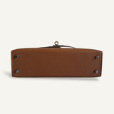 Bolsa Hermès Mini Kelly Epsom Tricolor Gold | Nata | Noir com Ferragens Palladium