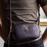 Bolsa Prada Camera Mini Preta