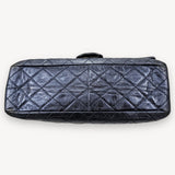 Bolsa Chanel 2.55 Reissue Jumbo Calsfskin Metalizado Azul