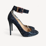Scarpin Jimmy Choo Azul Glitter