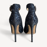 Scarpin Jimmy Choo Azul Glitter