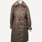 Casaco Trench Coat Burberry Monograma