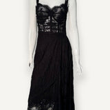 Vestido Dolce & Gabbana em Renda Preta