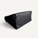 Bolsa Christian Dior Diorever Bag Couro Granulado com Ferragens Prateadas