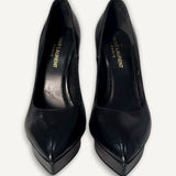 Scarpin Saint Laurent Stileto em Couro Preto