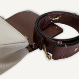 Bolsa Burberry Note Canvas Logo Crossbody
