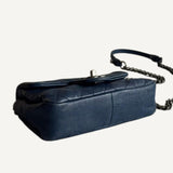 Bolsa Chanel Classic Flap Azul marinho