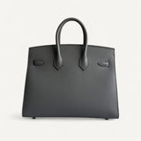 Bolsa Hermès Birkin 25 Epsom Sellier Gris Mouette com Ferragens Palladium