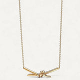 Colar Tiffany Knot em Ouro Amarelo com Diamantes