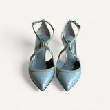 Scarpin Dolce & Gabbana Slingback KIM Azul