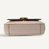 Bolsa Chloè Tiracolo Croco Rose