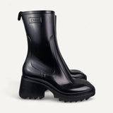 Bota Chloè Ankle Boots Slip-on Preta