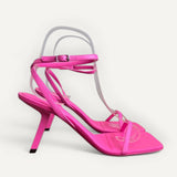 Sandália Balenciaga Fuchsia Wrap Sandals