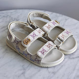 Sandália Gucci Slide GG Crystal