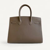 Bolsa Hermès Birkin 30 Epsom Sellier Etoupe com Ferragens Palladium