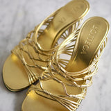 Sandália Bottega Veneta Knot Dourada