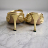 Sandália Bottega Veneta Knot Dourada