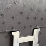 Bolsa Hermès Constance 18 Ostrich Etain com Ferragens Palladium