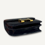 Bolsa Hermes Constance 18  Croco Com Ferragens Gold