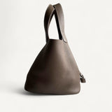 Bolsa Hermès Picotin Lock 22 Etoupe Clemence  com Ferragem Palladium