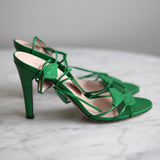 Sandália Gucci Crawford Knot Verde
