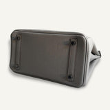Bolsa Hermès Birkin 25 Togo Beton com Ferragens Palladium