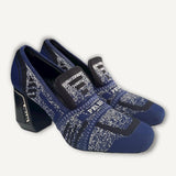 Sapato Prada Knitted Loafer Style Pumps