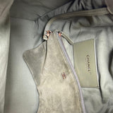 Bolsa Chanel 25 Medium Suede Verde com Ferragens Douradas