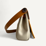 Bolsa Hermès Herbag Mini Toile Écru com Ferragens Palladium