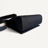 Bolsa Hermès Mini Herbag Noir com Ferragens Gold