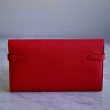 Bolsa Hermès Kelly Classique To Go Epsom Veau Capucine com Ferragens Gold