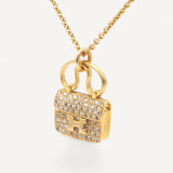 Colar Hermès Constance Ouro Rosé 18k com Diamantes