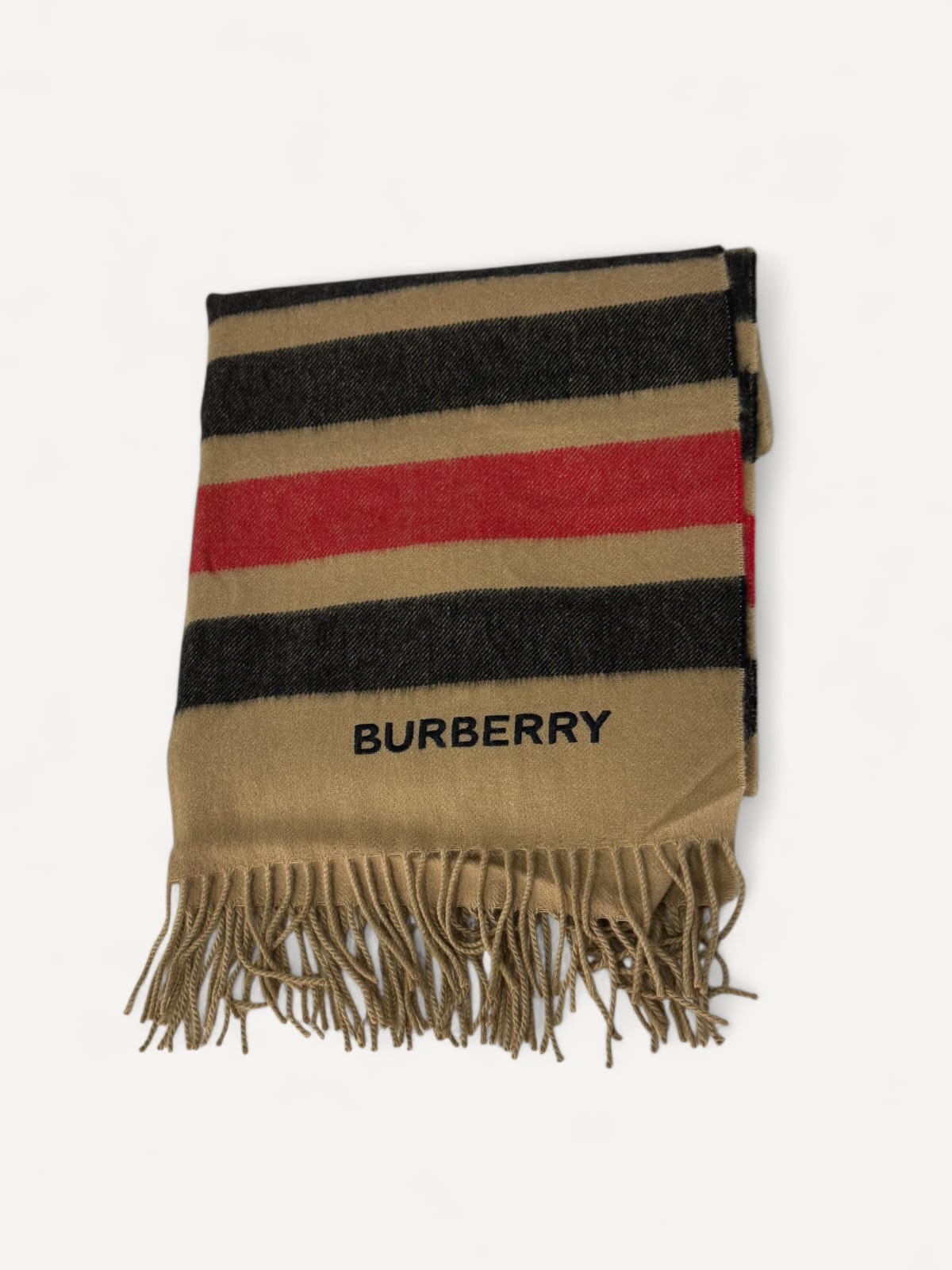 Echarpe Burberry Icon Stripe Cashmare – Front Row