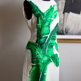 Vestido Dolce & Gabbana Floral Print Branco I Verde