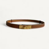 Cinto Hermès Kelly 18 Gold com Ferragens Gold