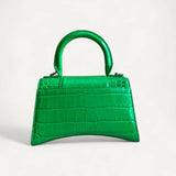 Bolsa Balenciaga Hourglass em Couro Verde